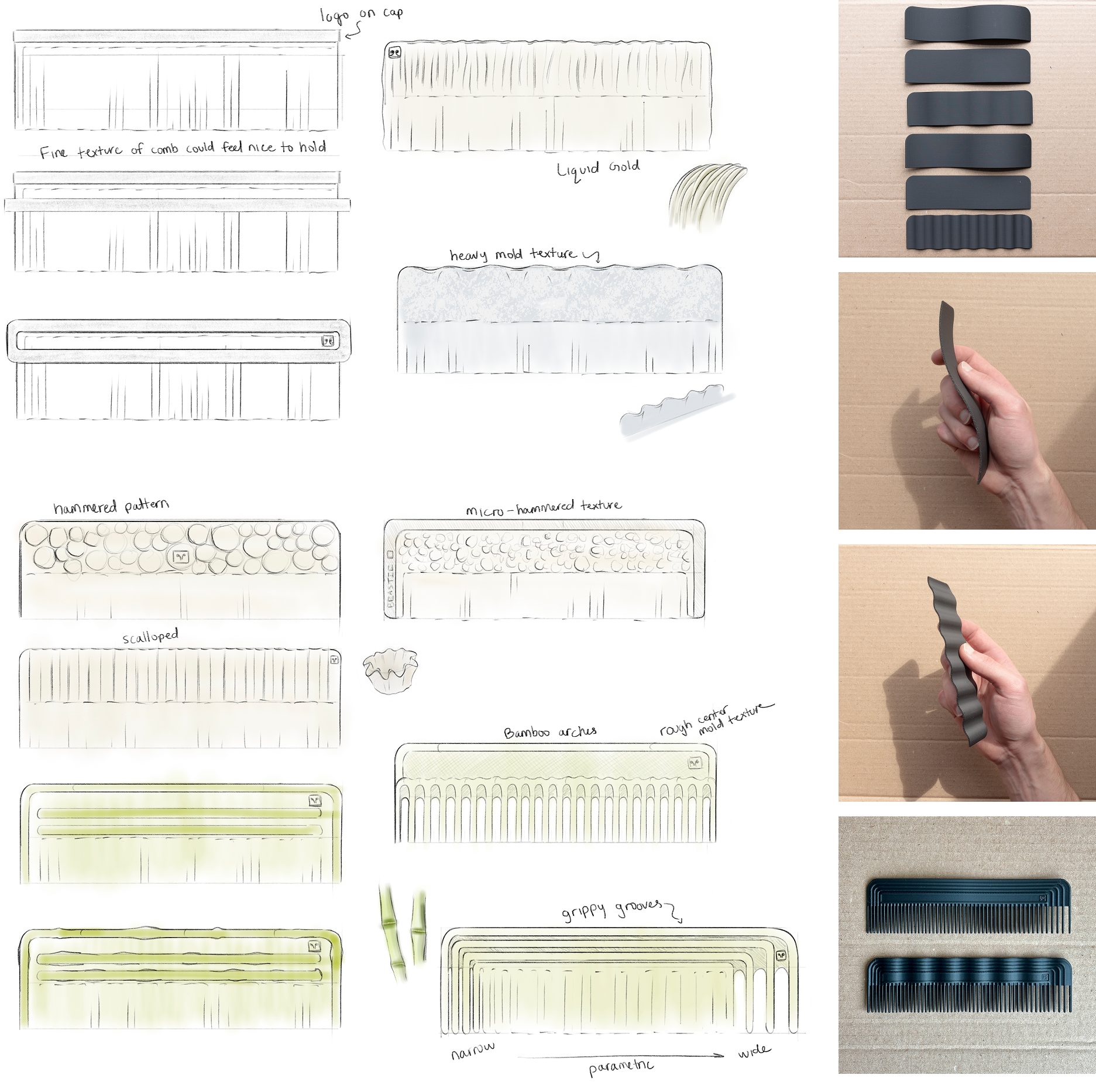Comb sketches