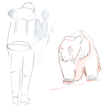 Action camera concept sketch
