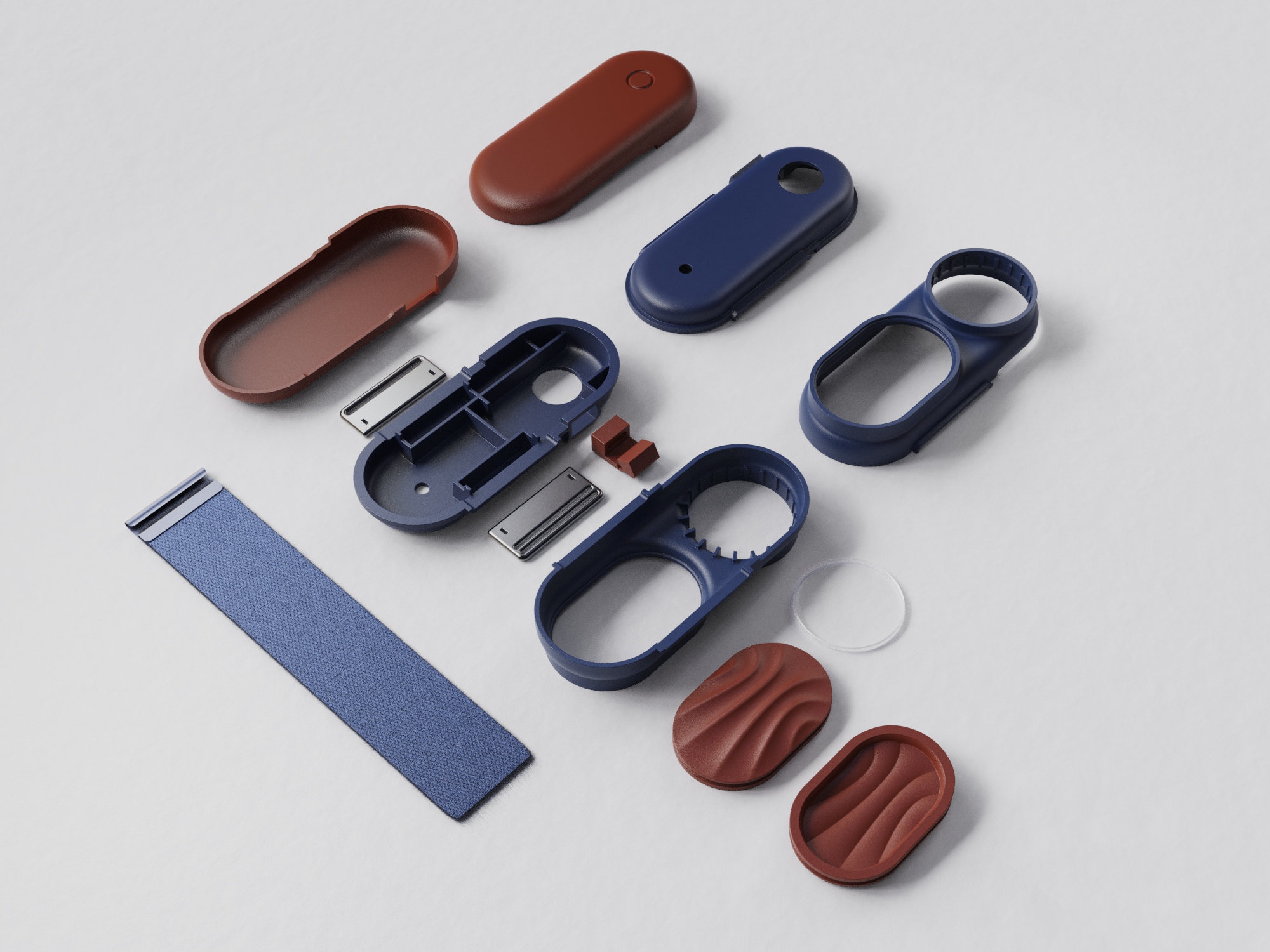 Owl device components laid out