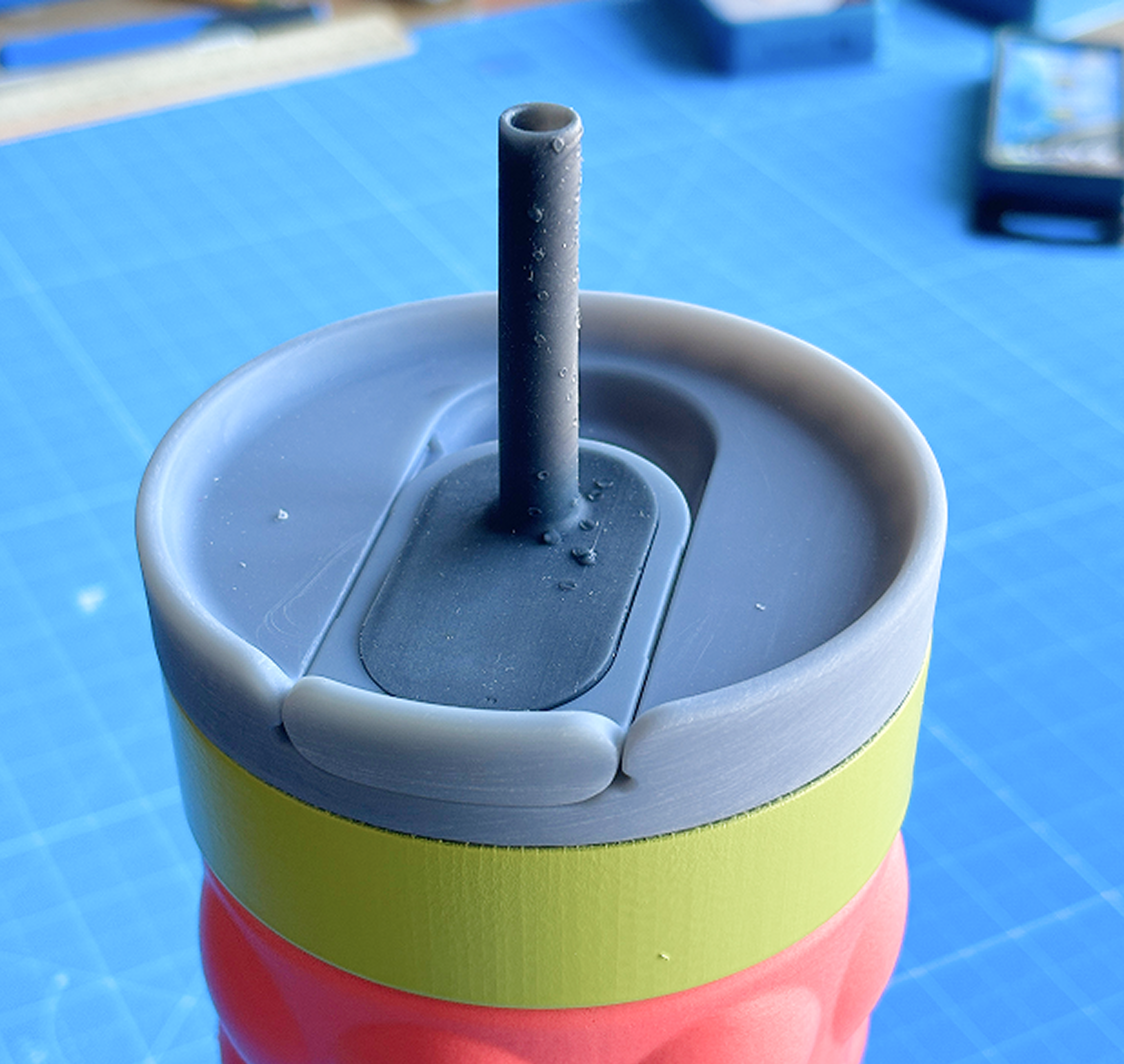 Toggle Tumbler top view